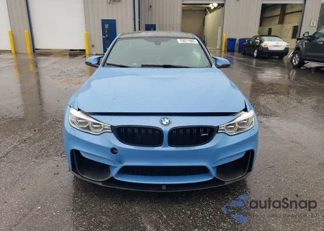 2017 BMW M3 из США, поврежденный, VIN WBS8M9C33H5G85087